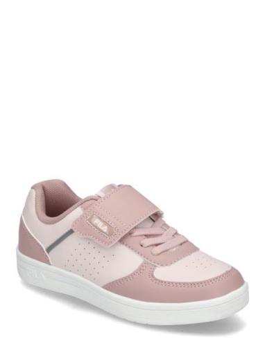 C. Court Cb Velcro Kids Låga Sneakers Pink FILA