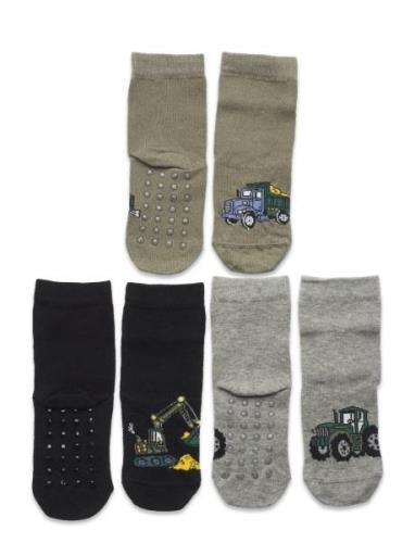 Sock 3 P Sb Vehicles Antislip Sockor Strumpor Multi/patterned Lindex