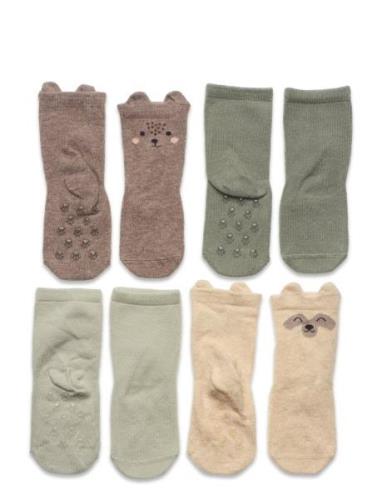 Sock 4P Forest Animal Sockor Strumpor Multi/patterned Lindex