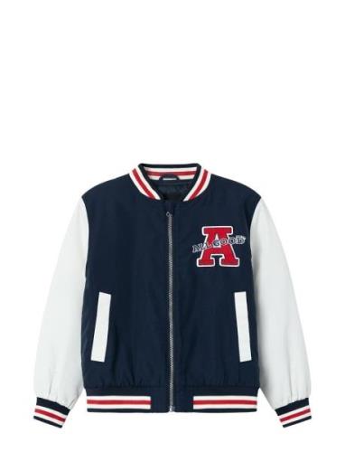 Nknmain Bomber Jacket Pb Bomberjacka Navy Name It