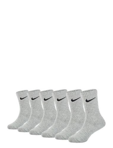 Nike Dri-Fit Crew Socks Sockor Strumpor Grey Nike