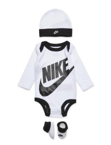 Nike Futura Bodysuit Box Set Långärmad Bodysuit White Nike