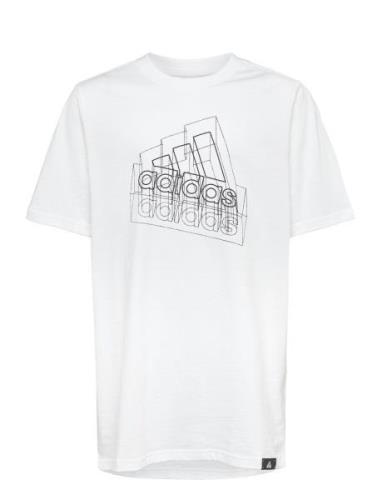 Tech Table Tops T-shirts Short-sleeved White Adidas Sportswear