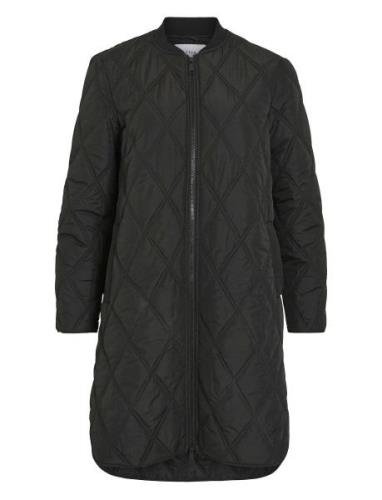 Vila Viquila New Quilted Jacket Svart