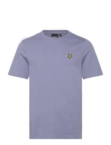 Plain T-Shirt Tops T-shirts Short-sleeved Blue Lyle & Scott