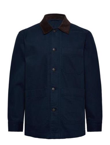 Relaxed Workwear Jacket Jeansjacka Denimjacka Navy GANT