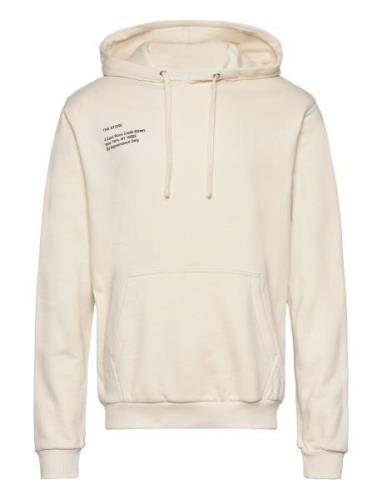 Neighborhood Hoodie Tops Sweat-shirts & Hoodies Hoodies Cream Les Deux