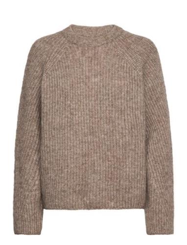 Nuzindi Pullover - Noos Tops Knitwear Jumpers Beige Nümph