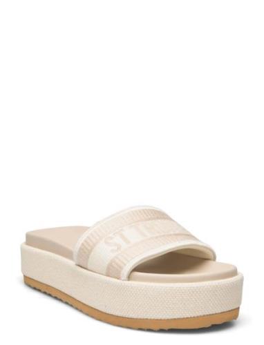 Knoxley Sandal Platta Sandaler Beige Steve Madden