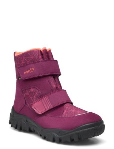 Husky Vinterkängor Med Kardborreband Purple Superfit