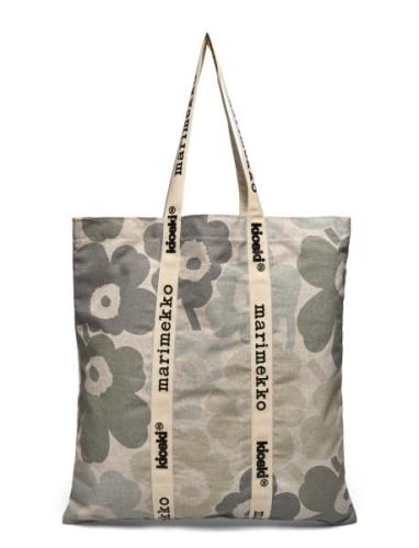 Carrier Midi Unikko Shopper Väska Grey Marimekko