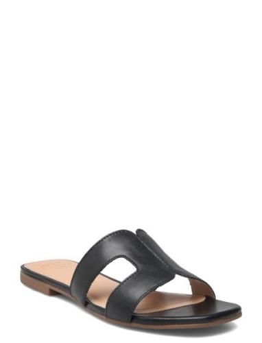 Loopey Platta Sandaler Black Dune London