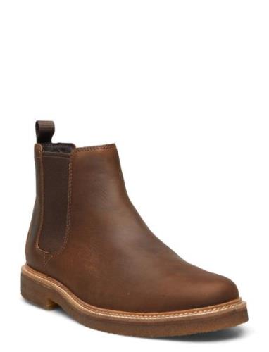 Clarkdale Easy G Stövletter Chelsea Boot Brown Clarks