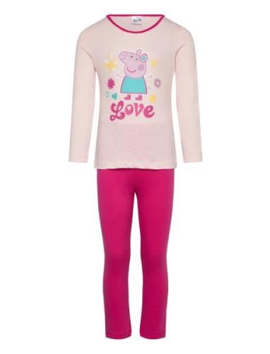 Pyjama Pyjamas Set Pink Gurli Gris