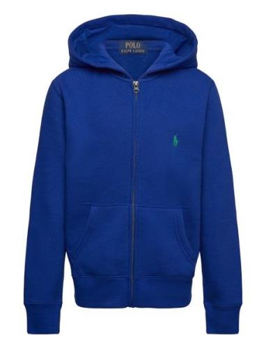 Fleece Full-Zip Hoodie Tops Sweat-shirts & Hoodies Hoodies Blue Ralph ...