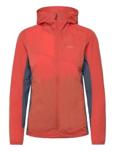 Rabot Lt Windbreaker W Jacket Outerwear Sport Jackets Orange Bergans