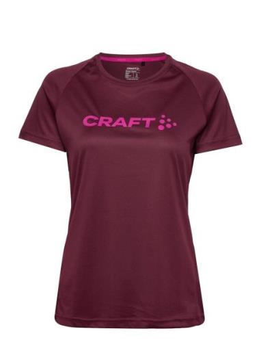 Craft Core Essence Logo Tee W Burgundy