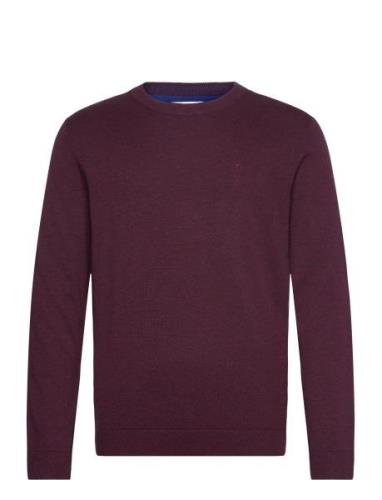 Tom Tailor Basic Crewneck Knit Burgundy