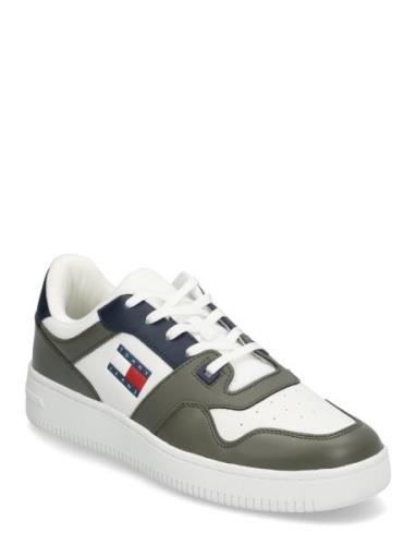 Tjm Retro Basket Ess Låga Sneakers Green Tommy Hilfiger