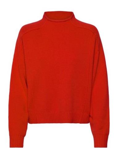 Cc Heart Avery Turtleneck Tops Knitwear Jumpers Red Coster Copenhagen