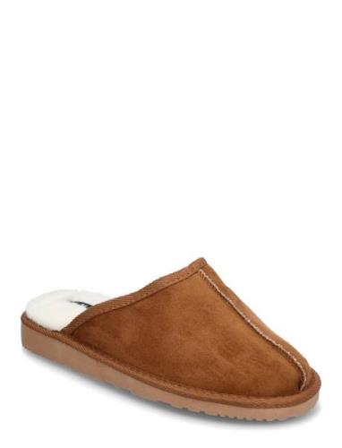 Nlnteddy Loafer Slippers Inneskor Brown LMTD