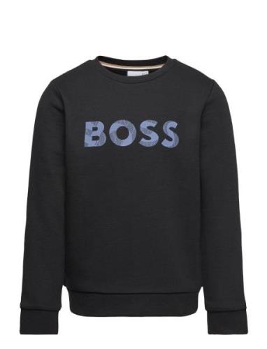 Sweatshirt Tops T-shirts Long-sleeved T-shirts Black BOSS