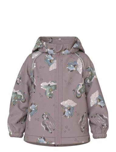 Name It Nmfalfa08 Softshell Jacket Unicorns Fo Lila