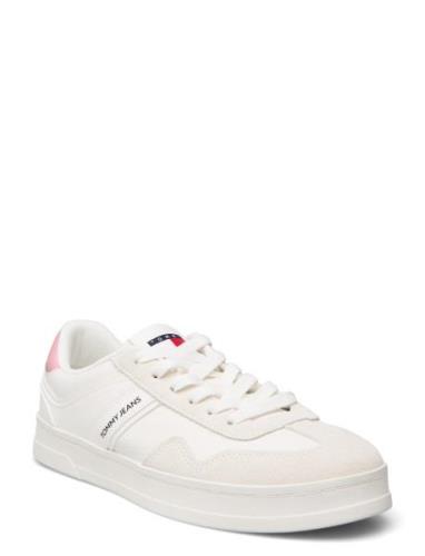 Tjw Court Sneaker Låga Sneakers White Tommy Hilfiger