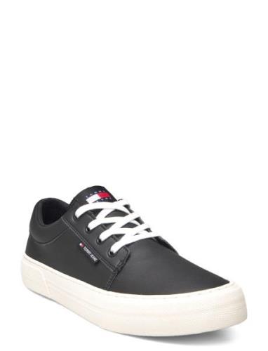 Tjm Vulc. Skate Derby Låga Sneakers Black Tommy Hilfiger