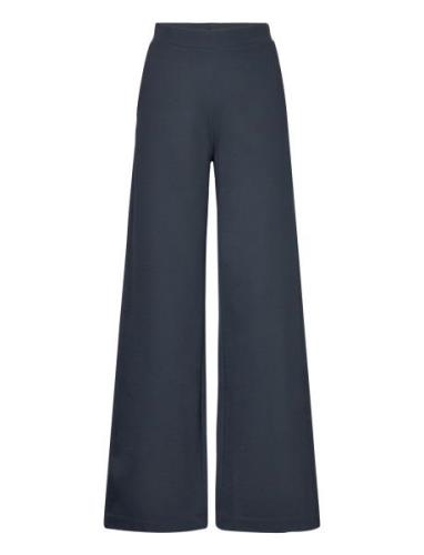 Leia Wide Pant Bottoms Trousers Wide Leg Blue Residus