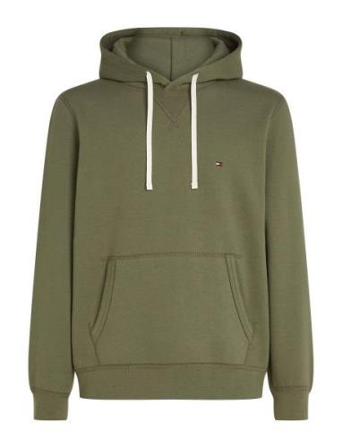 Essential Fleece Hoody Tops Sweat-shirts & Hoodies Hoodies Green Tommy...