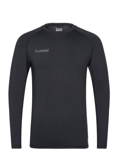 Hml First Performance Jersey L/S Sport T-shirts Long-sleeved Black Hum...