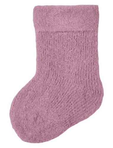 Nbfolli Terry Fluffy Sock Sockor Strumpor Pink Name It