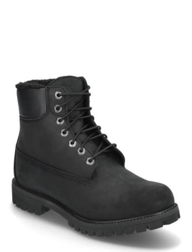 Timberland Premium 6 Inch Lace Up Waterproof Boot Black Snörade Stövla...