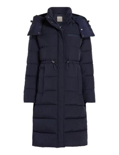 Mw Padded Rec Nylon Coat Fodrad Rock Navy Calvin Klein