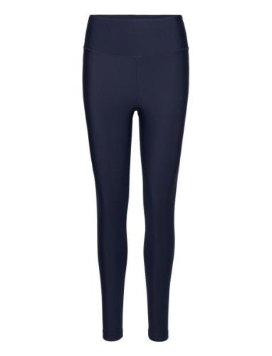 Graphic High Waist Tights Sport Running-training Tights Navy Casall