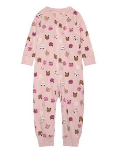 Pyjamas Cat Bf Pyjamas Sie Jumpsuit Pink Lindex