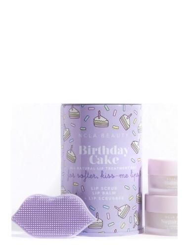 Birthday Cake Lip Care Value Set Läppbehandling Blue NCLA Beauty