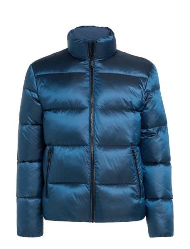 Two T Puffer Jacket Yllerock Rock Blue Calvin Klein Jeans