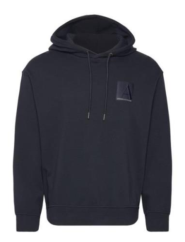 Sweatshirt Tops Sweat-shirts & Hoodies Hoodies Navy Armani Exchange