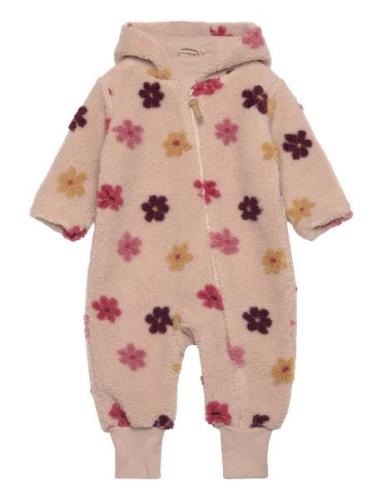 Wholesuit Teddy W. Lining Outerwear Fleece Outerwear Fleece Suits Beig...