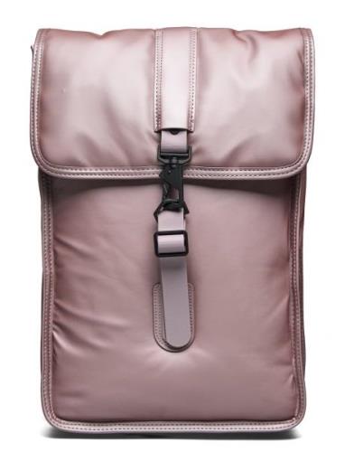 Puffed Backpack Mini W3 Ryggsäck Väska Pink Rains