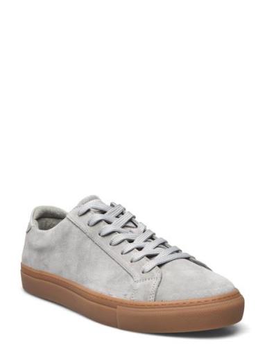 Type - Light Grey Suede / Gum Låga Sneakers Grey Garment Project