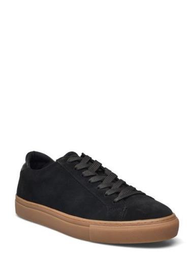 Type - Black Suede / Gum Låga Sneakers Black Garment Project