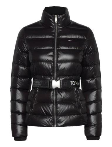 Tjw Branded Belt Down Jacket Fodrad Jacka Black Tommy Jeans