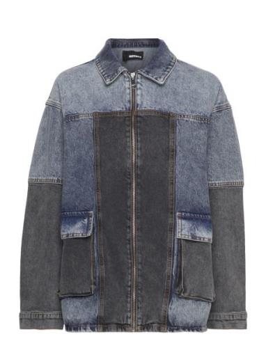 Over D Patchwork Jacket Jeansjacka Denimjacka Blue ROTATE Birger Chris...