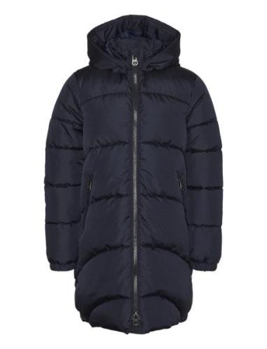 Vmmary Long Coat Girl Fodrad Jacka Navy Vero Moda Girl