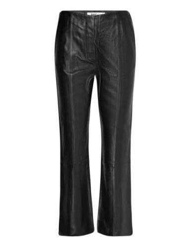 Shiv - Lamb Think Bottoms Trousers Leather Leggings-Byxor Black Day Bi...