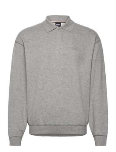 Contemp Polosweats Tops Sweat-shirts & Hoodies Sweat-shirts Grey BOSS