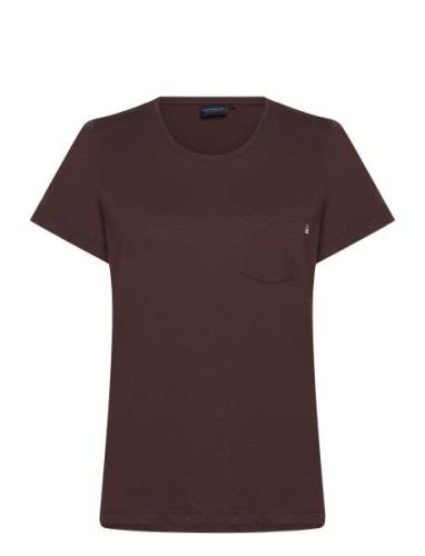 Lexington Clothing Ashley Jersey Tee Brun